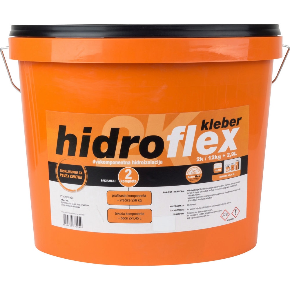 Hidroizolacija Hidroflexkleber Mini 12 kg + 2,9 l Akcija u trgovini Pevex