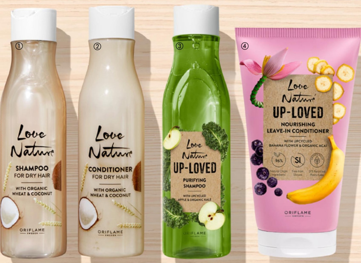 Love Nature šampon za suhu kosu s organskom pšenicom i kokosom 250 ml - Akcija u trgovini Oriflame