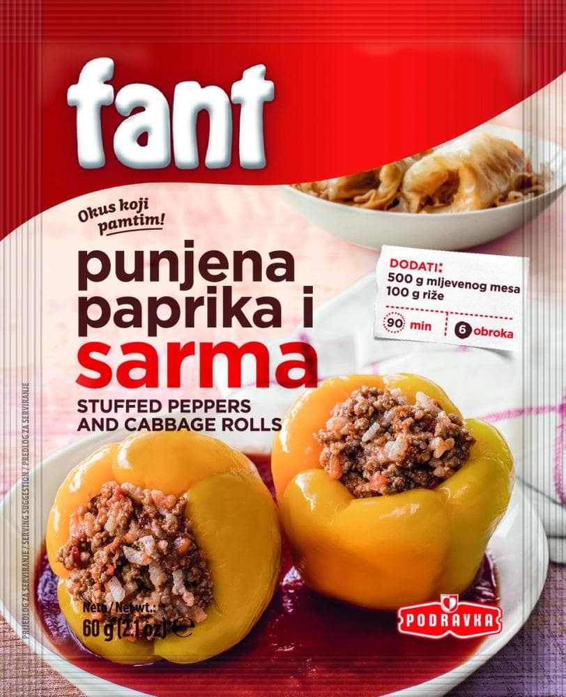 Fant začin za punjenu sarmu i papriku 60 g Akcija u trgovini Bakmaz