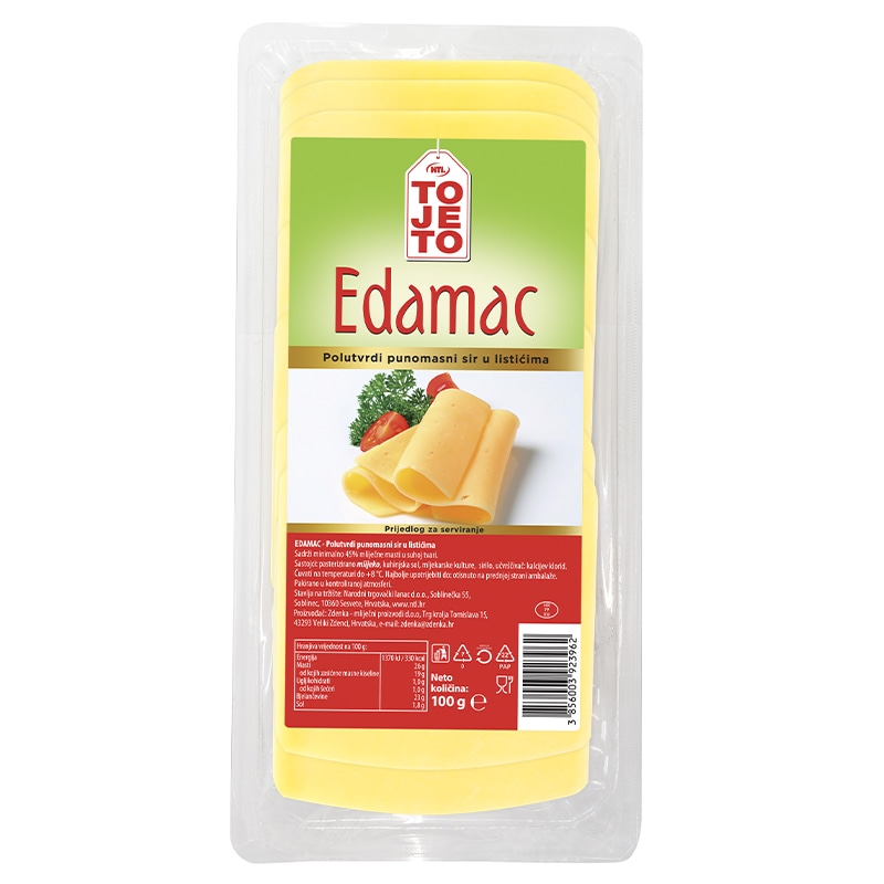 ToJeTo Sir Edamac 100 g Akcija u trgovini Boso
