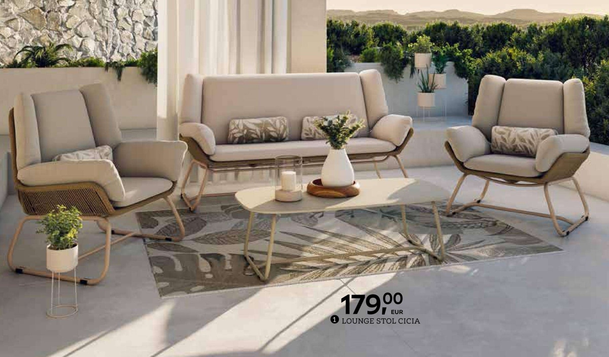 Lounge garnitura Cicia - Akcija u trgovini Lesnina