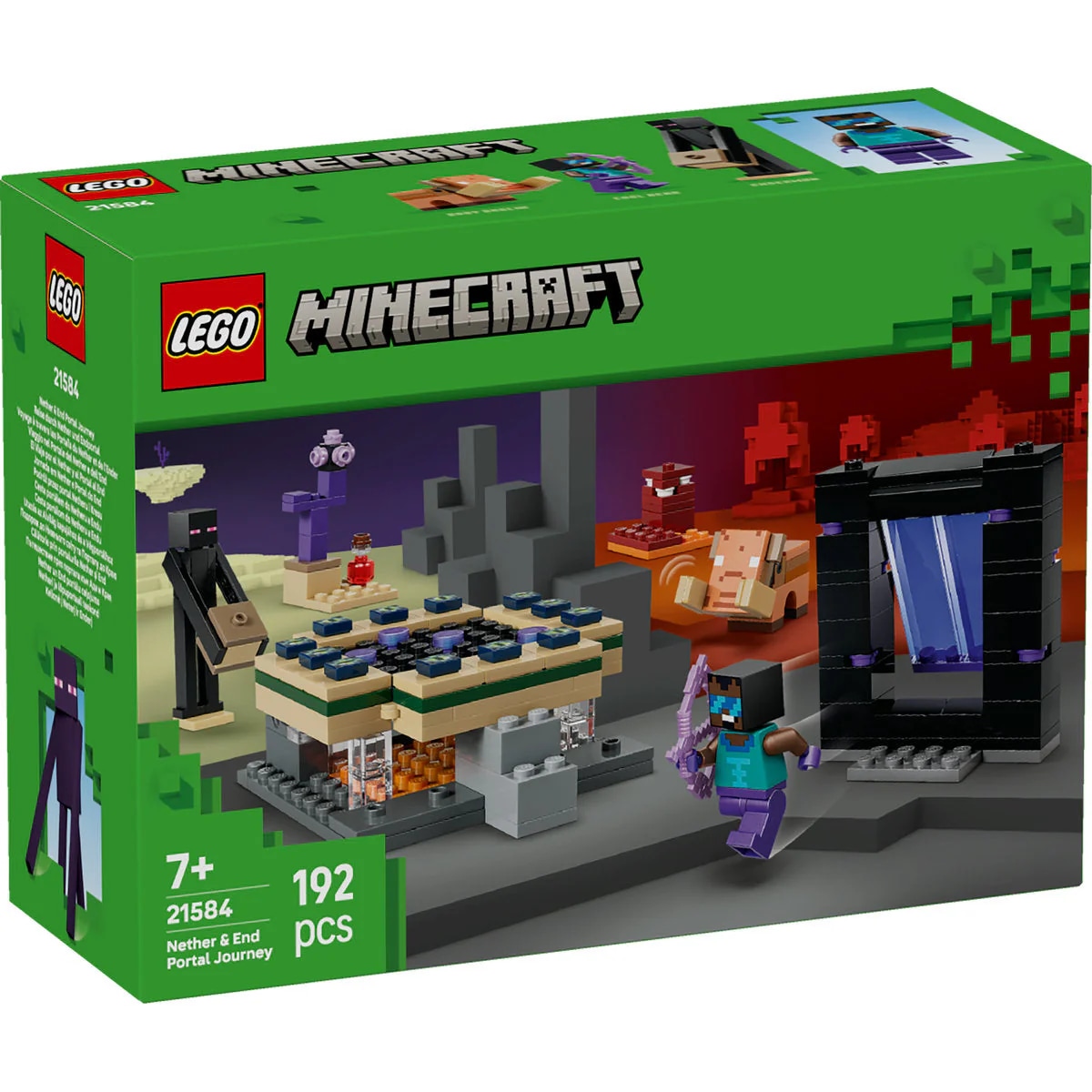 LEGO Minecraft Putovanje kroz portal 192 pcs - Akcija u trgovini Konzum