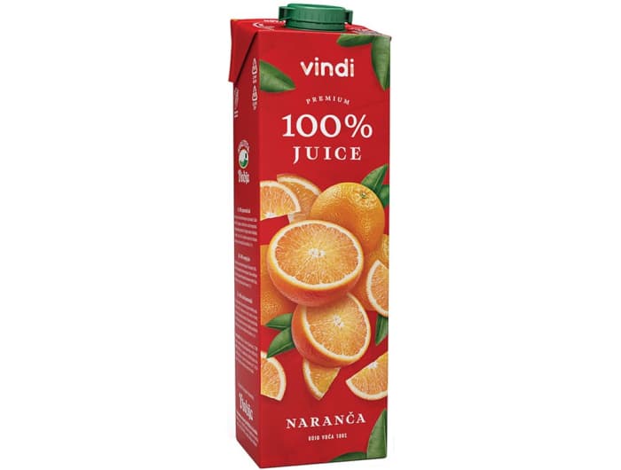 Vindi juice naranča 1 l Akcija u trgovini Pivac
