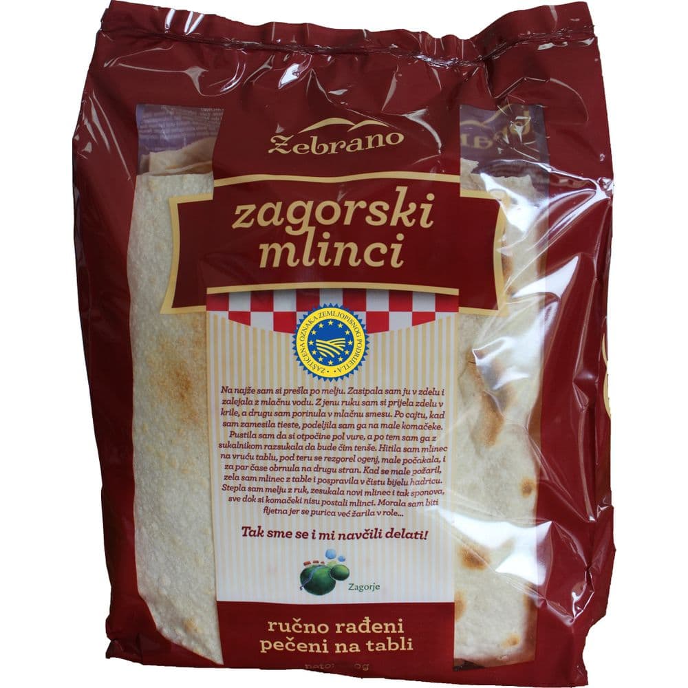 Zebrano Zagorski mlinci 400 g Akcija u trgovini Plodine