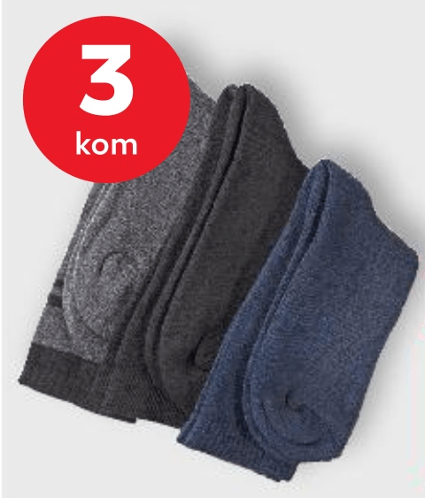 Muške termo čarape 3 kom - Akcija u trgovini Kaufland