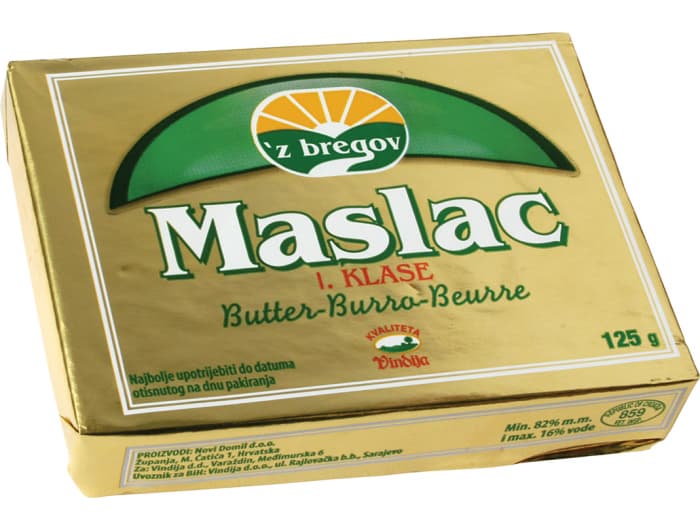 Maslac 125 g 'z bregov Akcija u trgovini Bakmaz