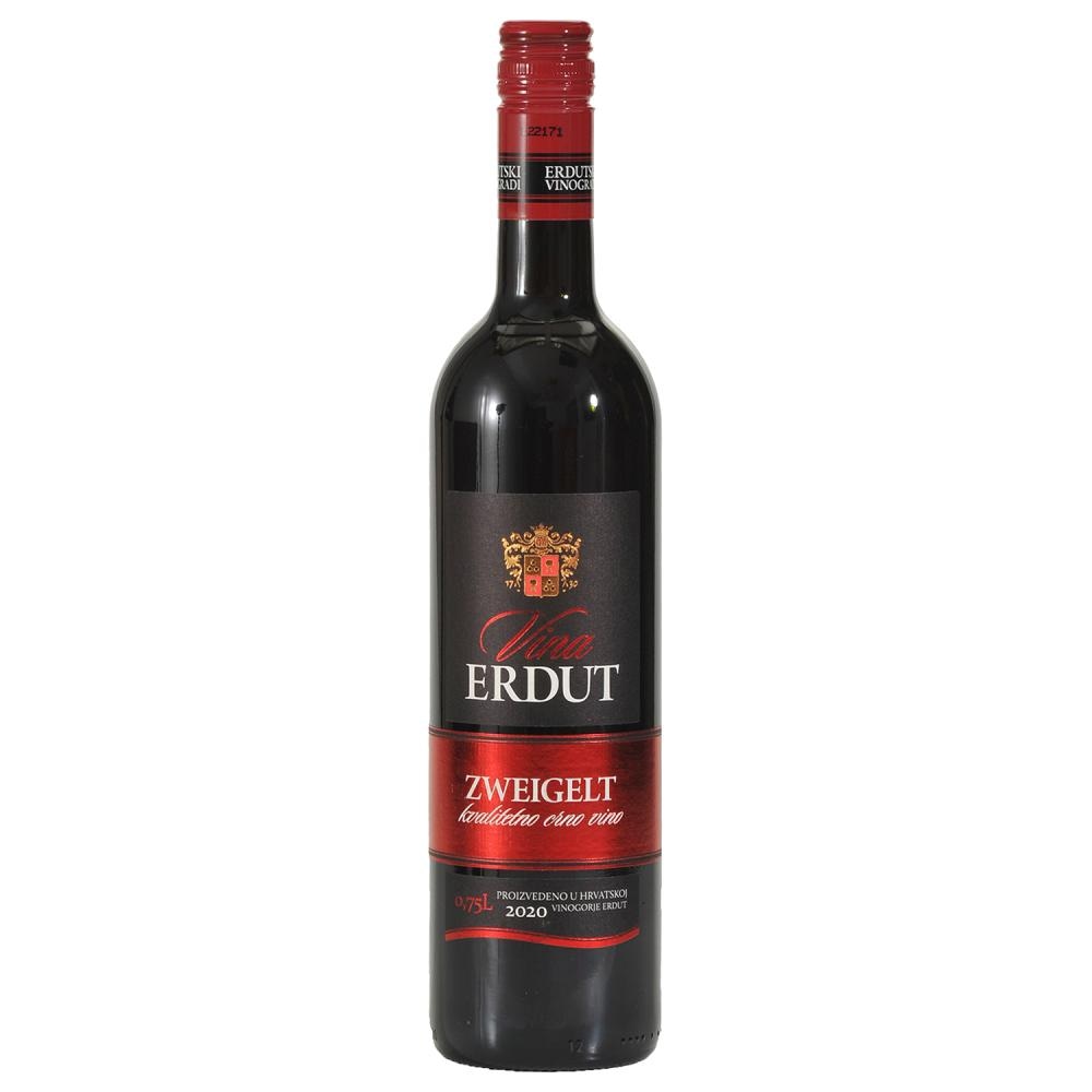 Zweigelt crno vino Vina Erdut 0,75L Akcija u trgovini Konzum