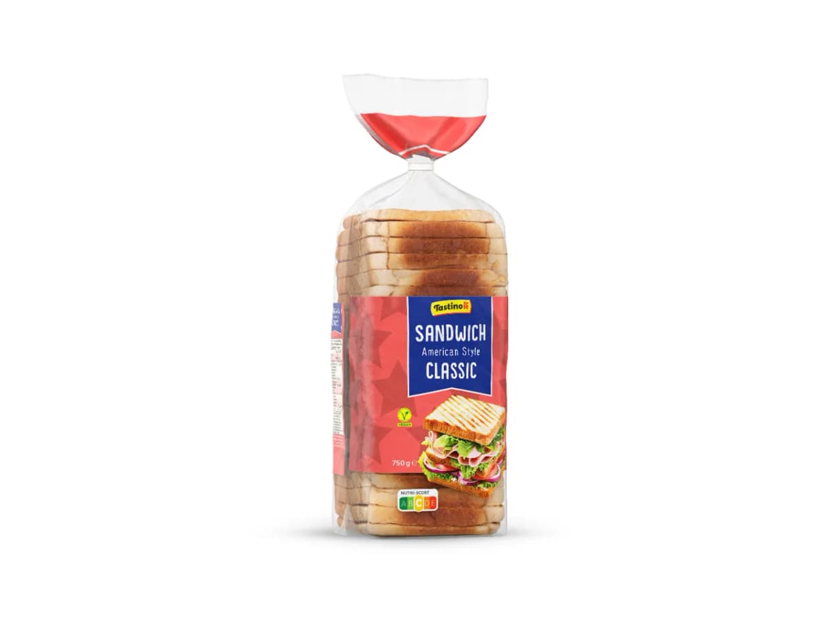 TASTINO Sendvič toast 750 g Akcija u trgovini Lidl