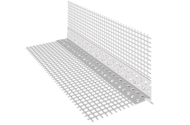 PVC kutnik s mrežicom i okapnicom Akcija u trgovini Bauhaus