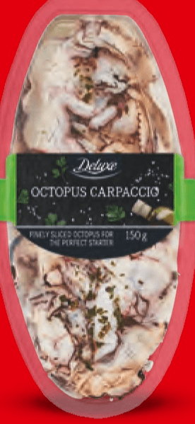 Carpaccio od hobotnice 150 g Deluxe Akcija u trgovini Lidl