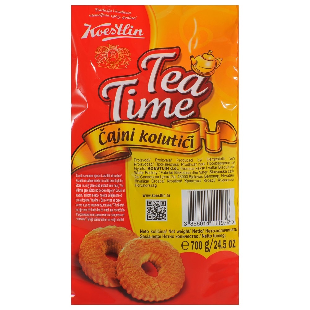 Kveslin Tea Time čajni kolutići 700 g Akcija u trgovini Kaufland