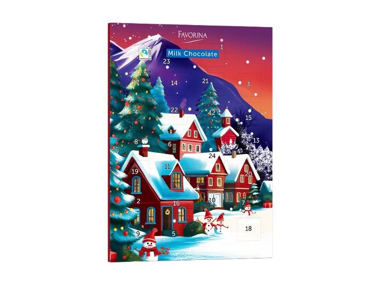 Favorina adventski kalendar 65 g Akcija u trgovini Lidl