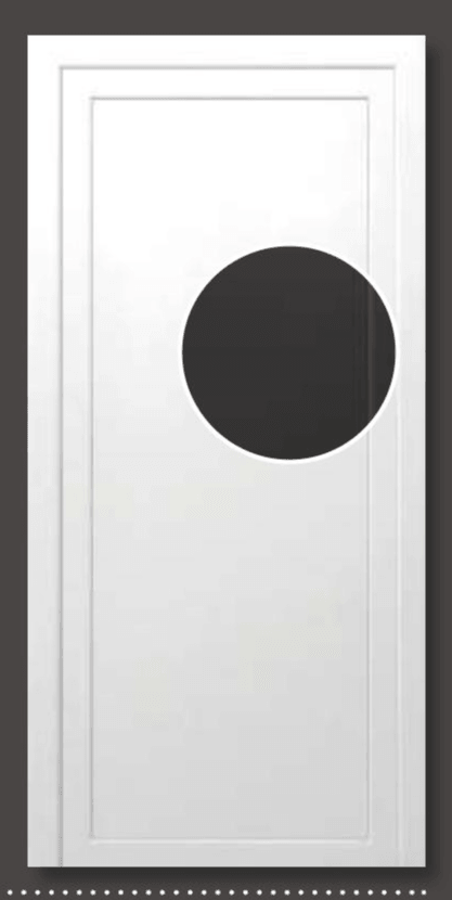 PVC sporedna ulazna vrata 'Mura KF01' š 88/98 x v 198 cm - Akcija u trgovini Bauhaus