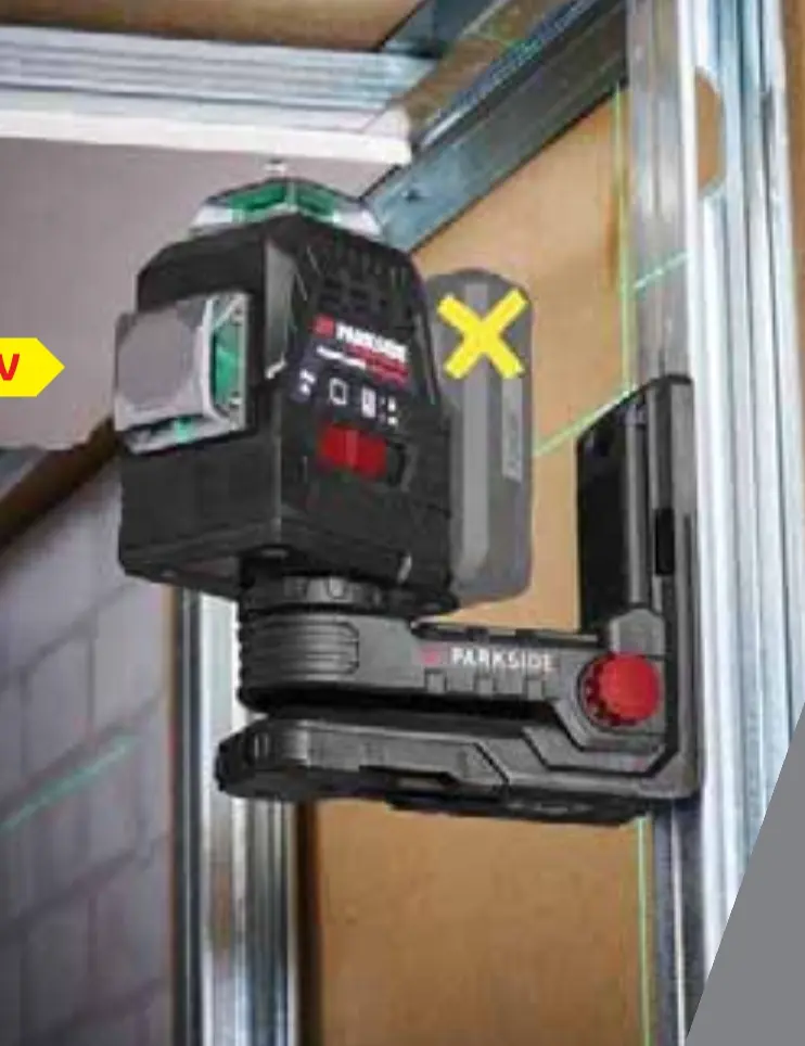 Parkside Performance Aku laser za križne linije Akcija u trgovini Lidl
