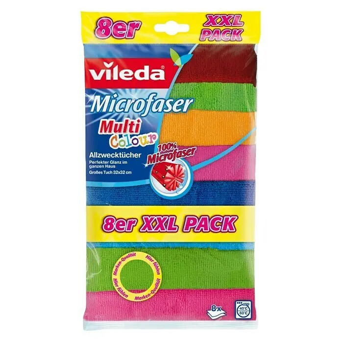 Krpe od mikrovlakana Multi Colour Vileda 8 kom Akcija u trgovini Bauhaus