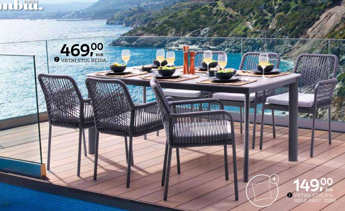 Vrtni stol Beida - Akcija u trgovini Lesnina