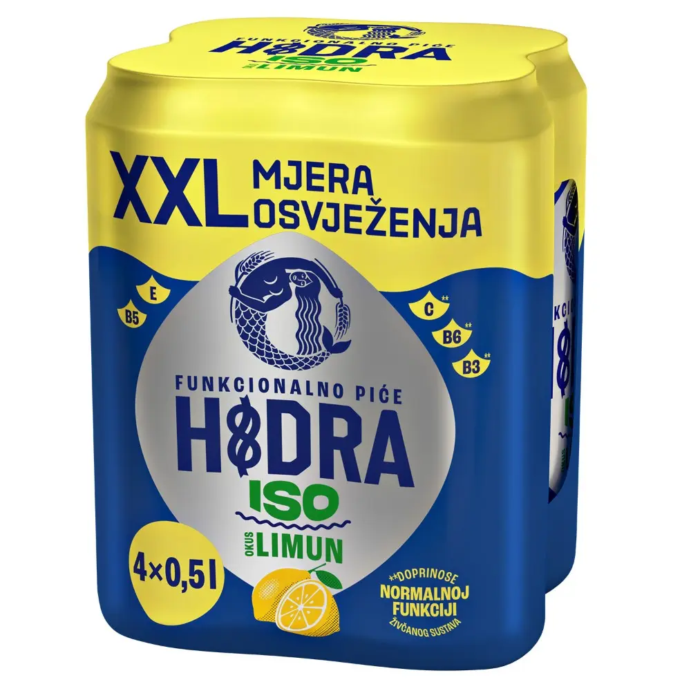 Hidra izotonično piće 4 x 0,5 L Akcija u trgovini Tommy