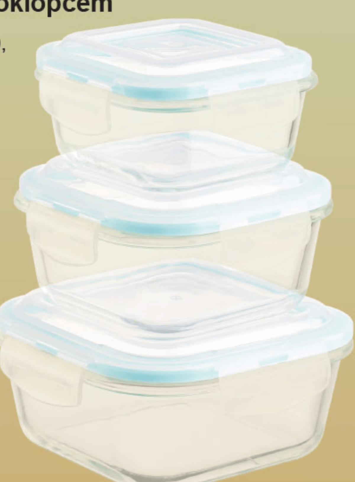 Set posuda s poklopcem 3/1 - Akcija u trgovini KTC