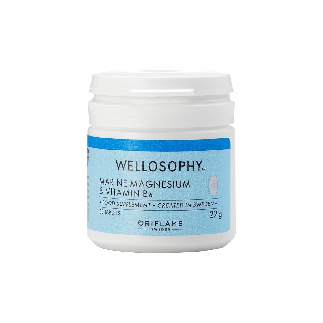 Wellosophy morski magnezij i vitamin B6 30 tableta. 22 g. - Akcija u trgovini Oriflame