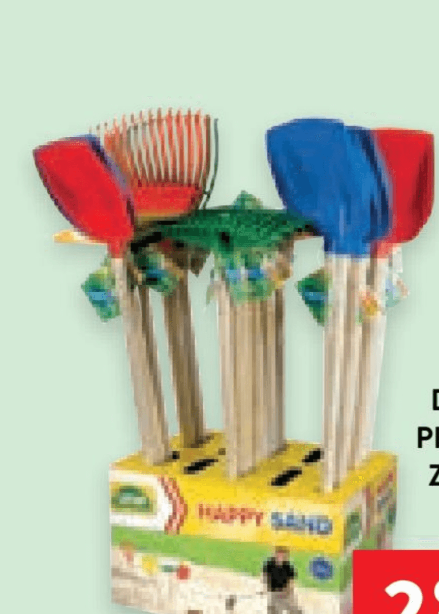 Dječji pribor za vrt 1 kom HAPPY SAND - Akcija u trgovini Spar