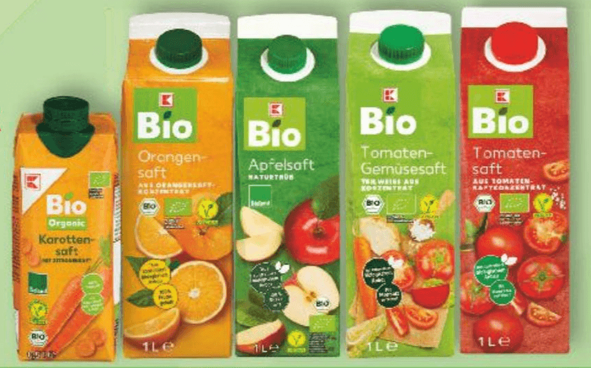 K-Bio sokovi 1 L Akcija u trgovini Kaufland