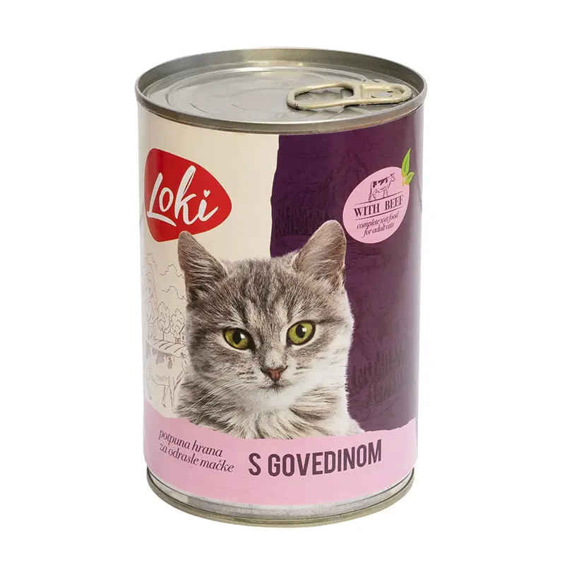 Loki hrana za mačke govedina, piletina 415 g Akcija u trgovini NTL