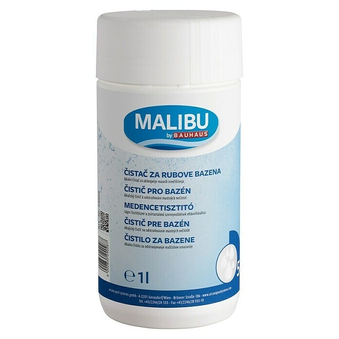 Sredstvo za čišćenje rubova bazena 1L MALIBU - Akcija u trgovini Bauhaus