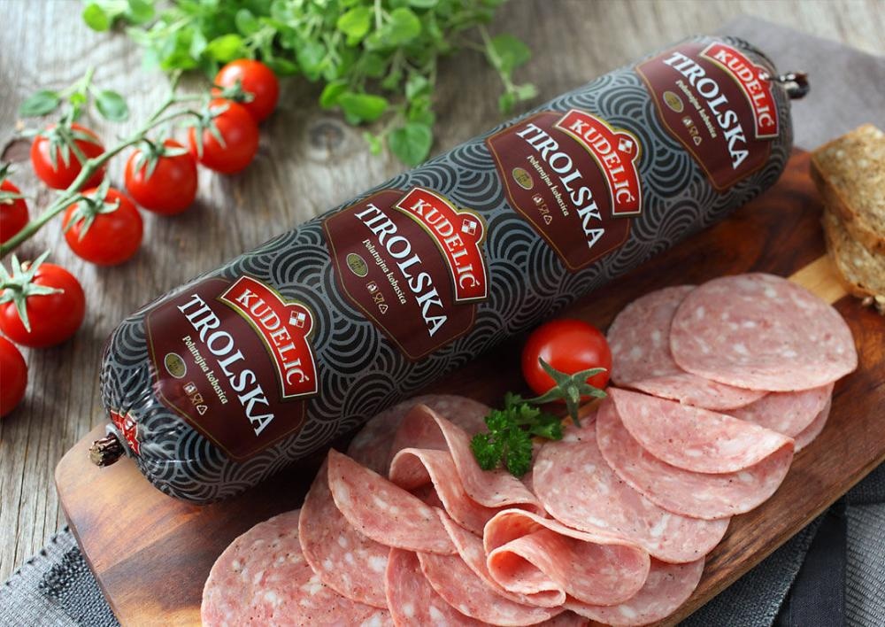 Kudelić Tirolska kobasica 1 kg - Akcija u trgovini Trgovina Krk