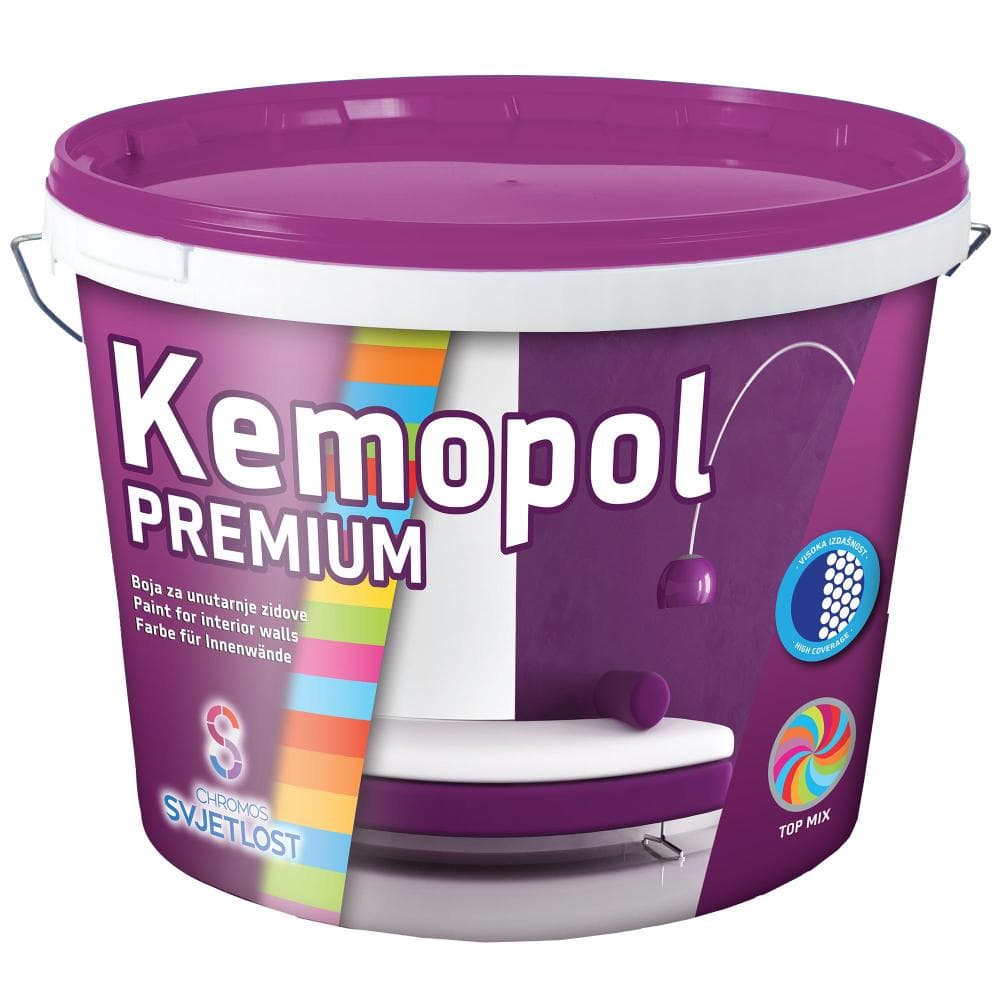 Boja za unutarnji zid Kemopol Premium 10 L Akcija u trgovini Pevex