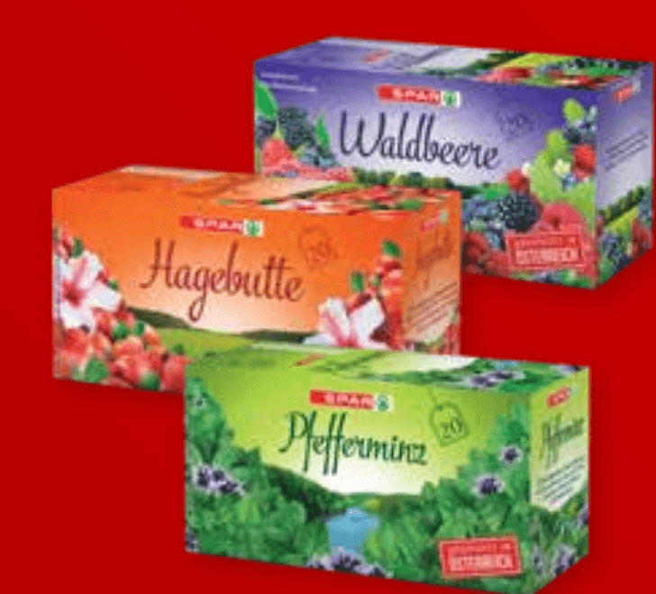 Čajevi Spar - Akcija u trgovini Spar