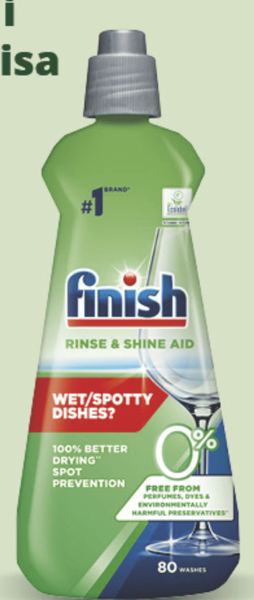 Finish sjajilo za posuđe 400ml - Akcija u trgovini Konzum