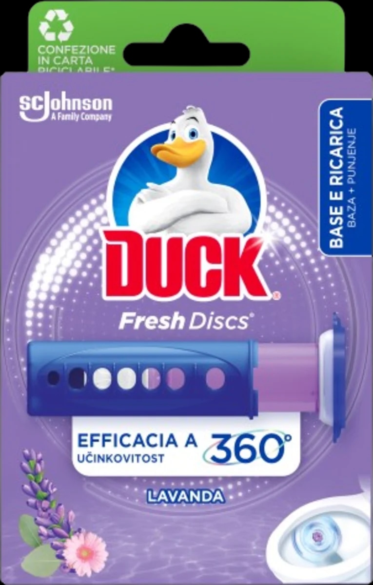 Duck Fresh Discs gel za čišćenje i osvježavanje WC školjke Marine 36ml - Akcija u trgovini Dm