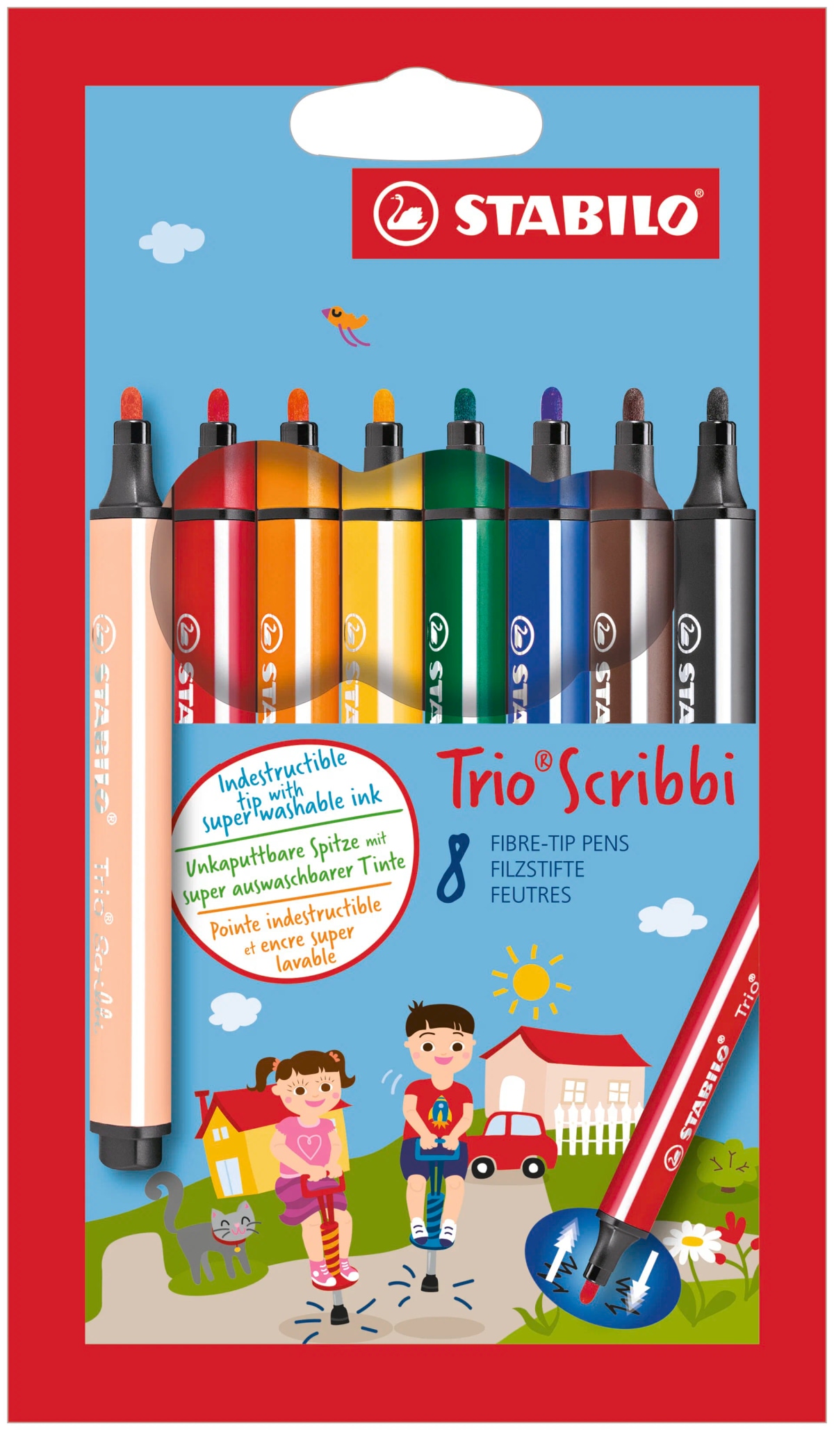Stabilo TRIO SCRIBBI 8 kom Akcija u trgovini Mueller
