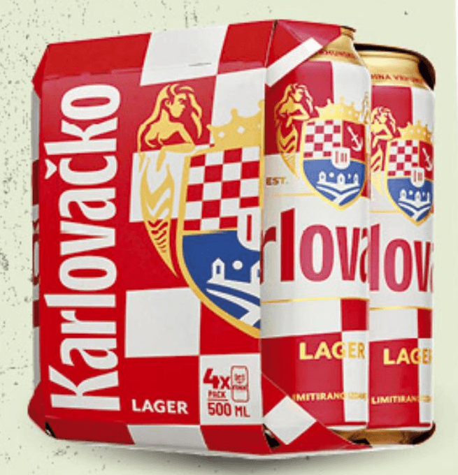 Karlovačko pivo 4x0,5l Akcija u trgovini Konzum