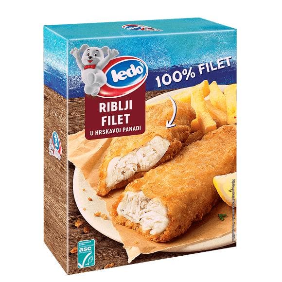 Panirani riblji filet 240g Ledo Akcija u trgovini Pivac