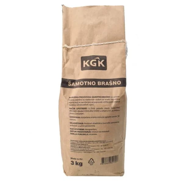 Vatrostalni mort šamotno brašno 3 kg KGK Akcija u trgovini Pevex