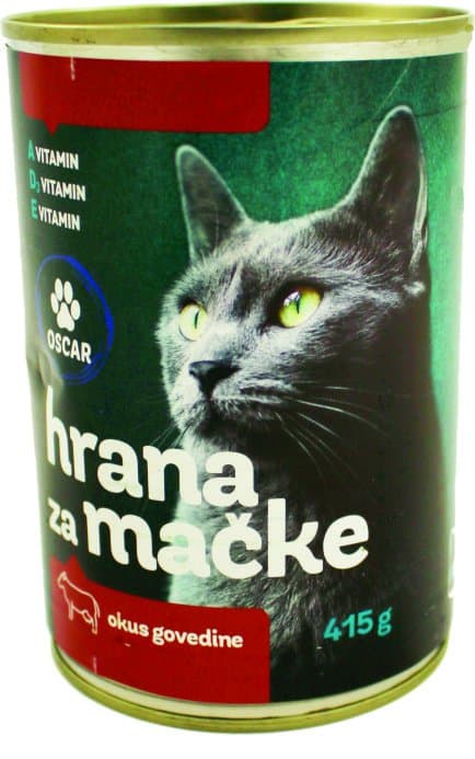 Oscar hrana za mačke Divljač 415 g Akcija u trgovini Boso