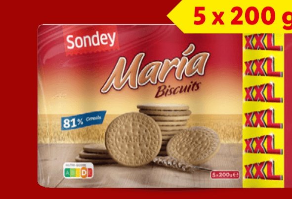 Sondey Maria keksi XXL 5 x 200 g Akcija u trgovini Lidl