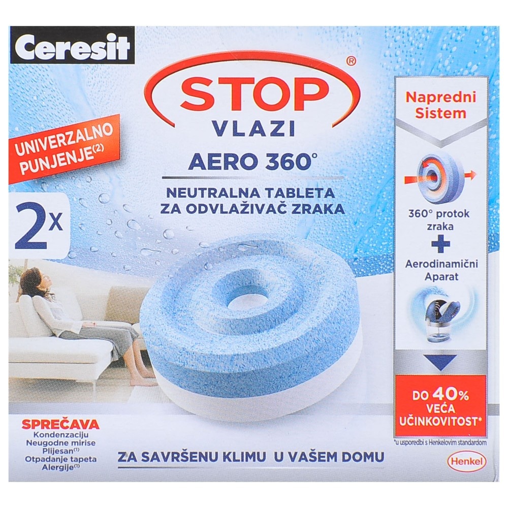 Stop Vlagi punjenje za odvlaživač zraka Aero 360° 2+1 tableta Akcija u trgovini Bauhaus