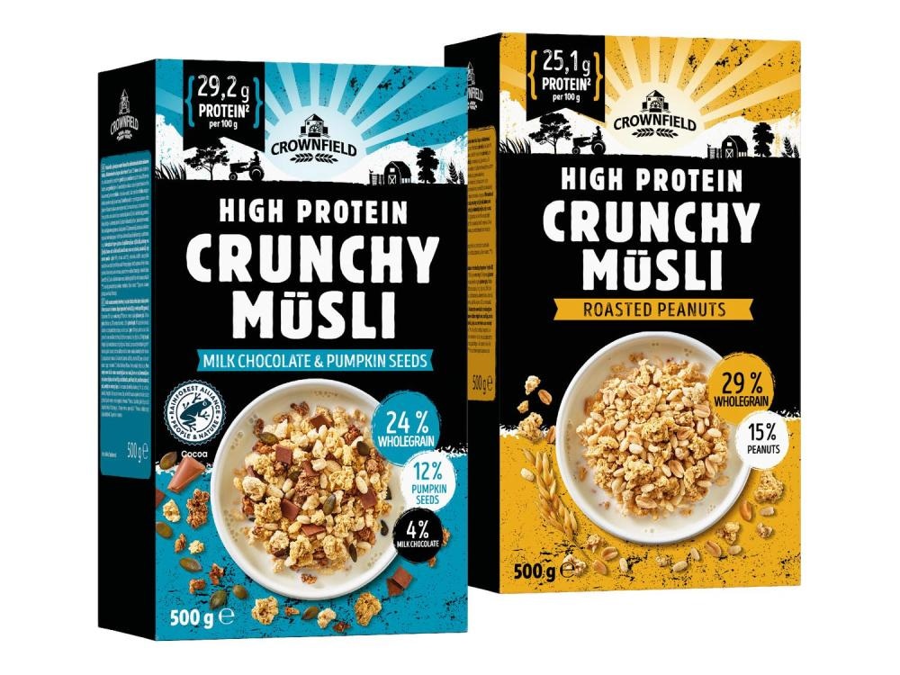 CROWNFIELD High protein pahuljice 240 g - Akcija u trgovini Lidl