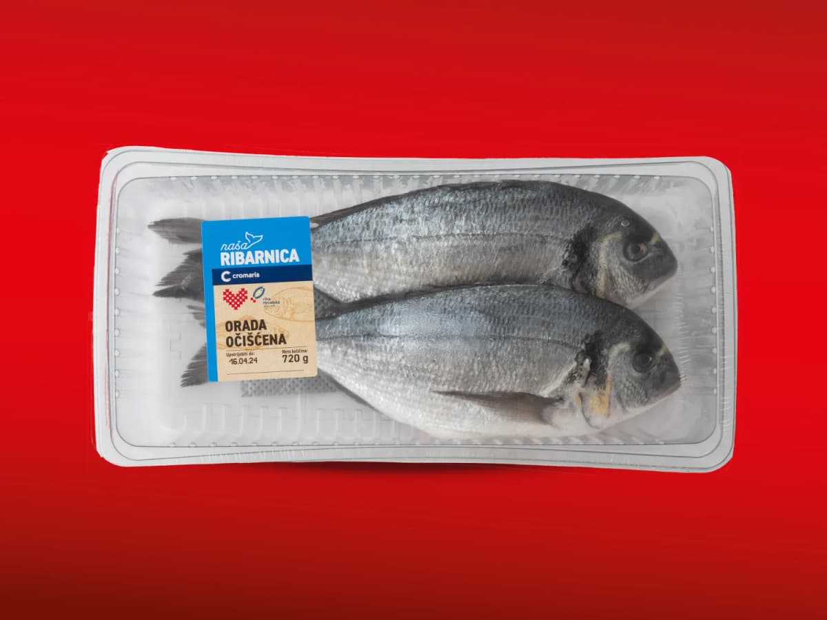 Riba Hrvatske Svježa očišćena jadranska orada 720 g Akcija u trgovini Lidl