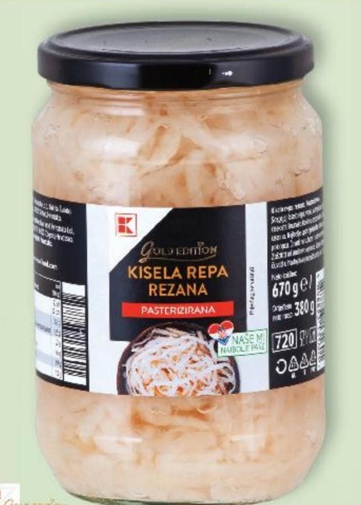 Kupus kiseli, rezani 670 g Gold Edition Akcija u trgovini Kaufland