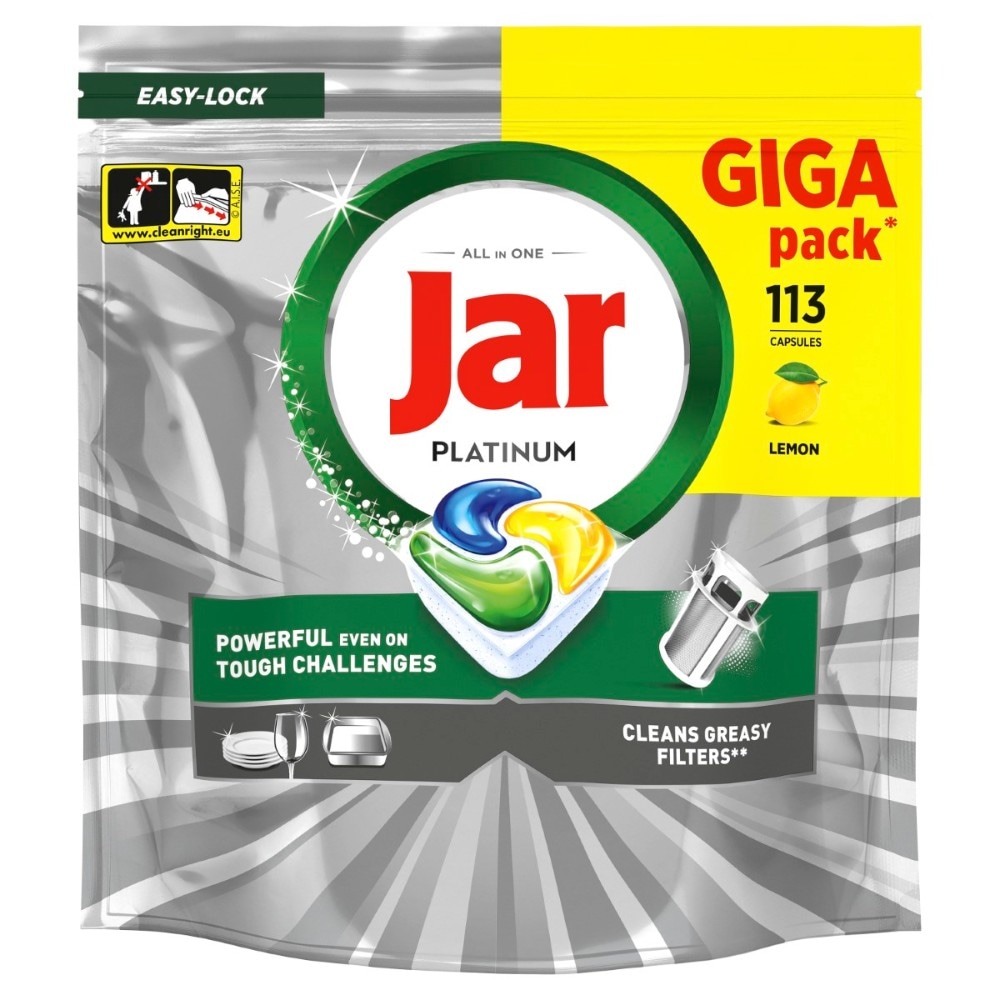 Jar Platinum sredstvo za strojno pranje posuđa 113 kom Akcija u trgovini Ribola