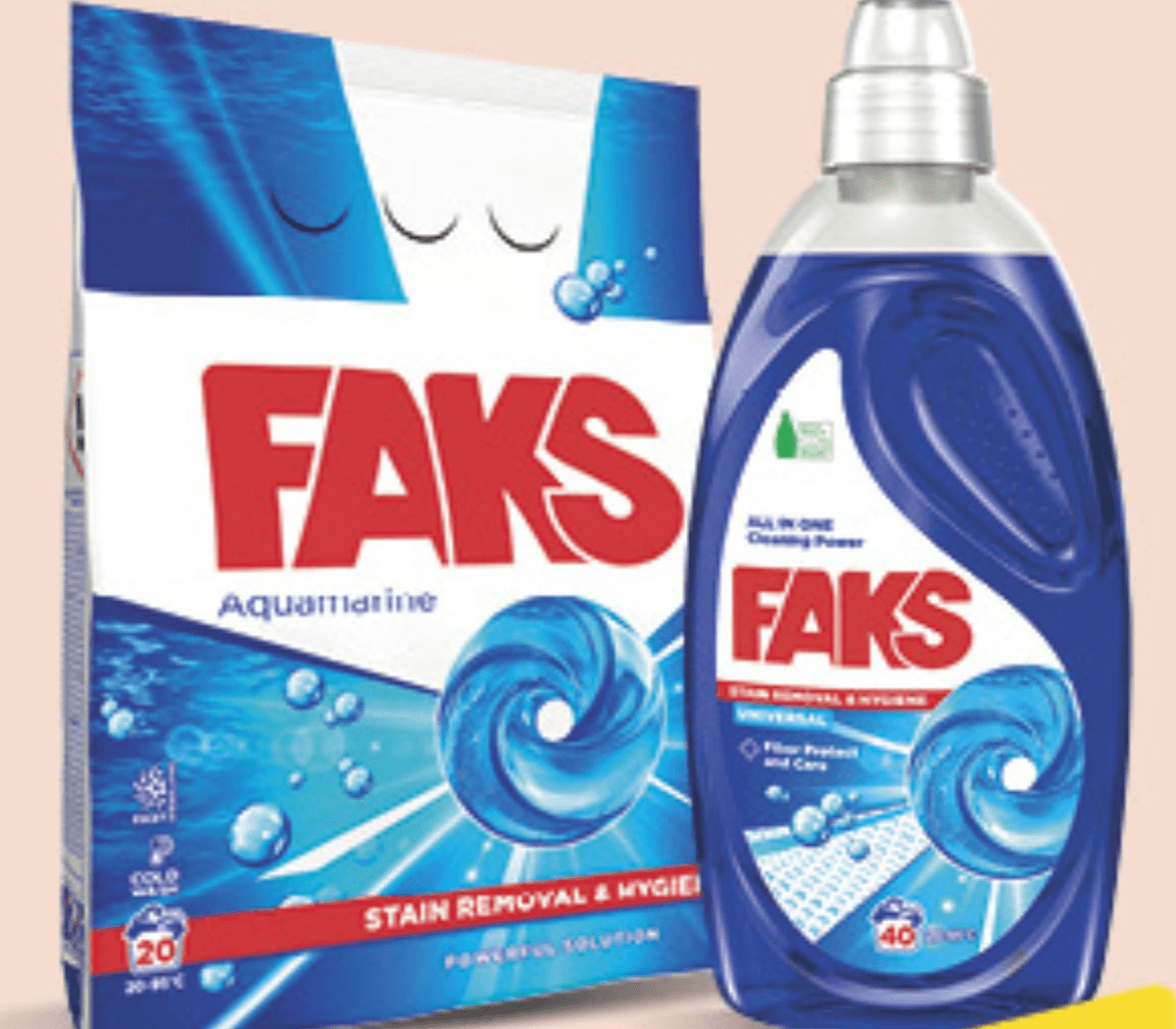 Faks deterdžent prašak, 2,2kg=40 pranja, gel, 1,8l=40 pranja - Akcija u trgovini Konzum