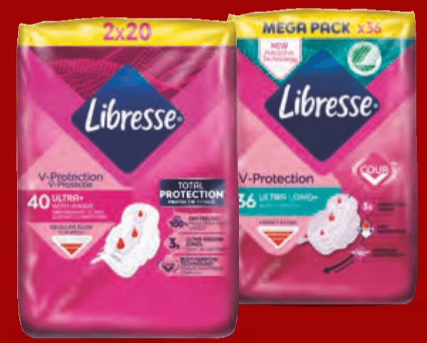LIBRESSE Higijenski ulošci XXL 36 ili 40 komada - Akcija u trgovini Lidl