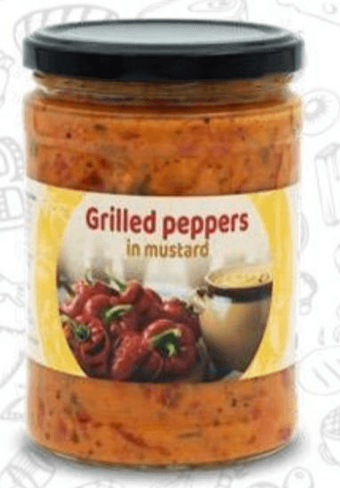 Pečena paprika u senfu 540 g Akcija u trgovini Eurospin