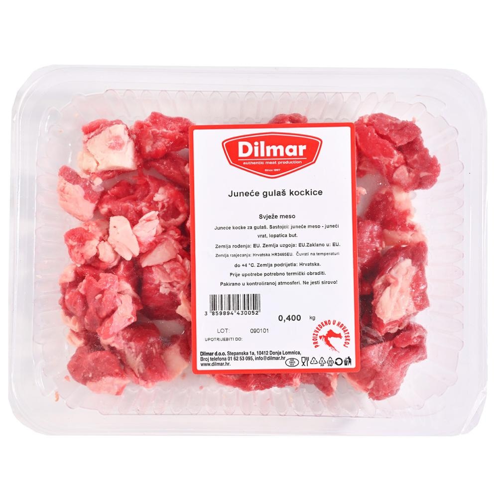 Svinjske kockice za gulaš Dilmar 400g - Akcija u trgovini Konzum