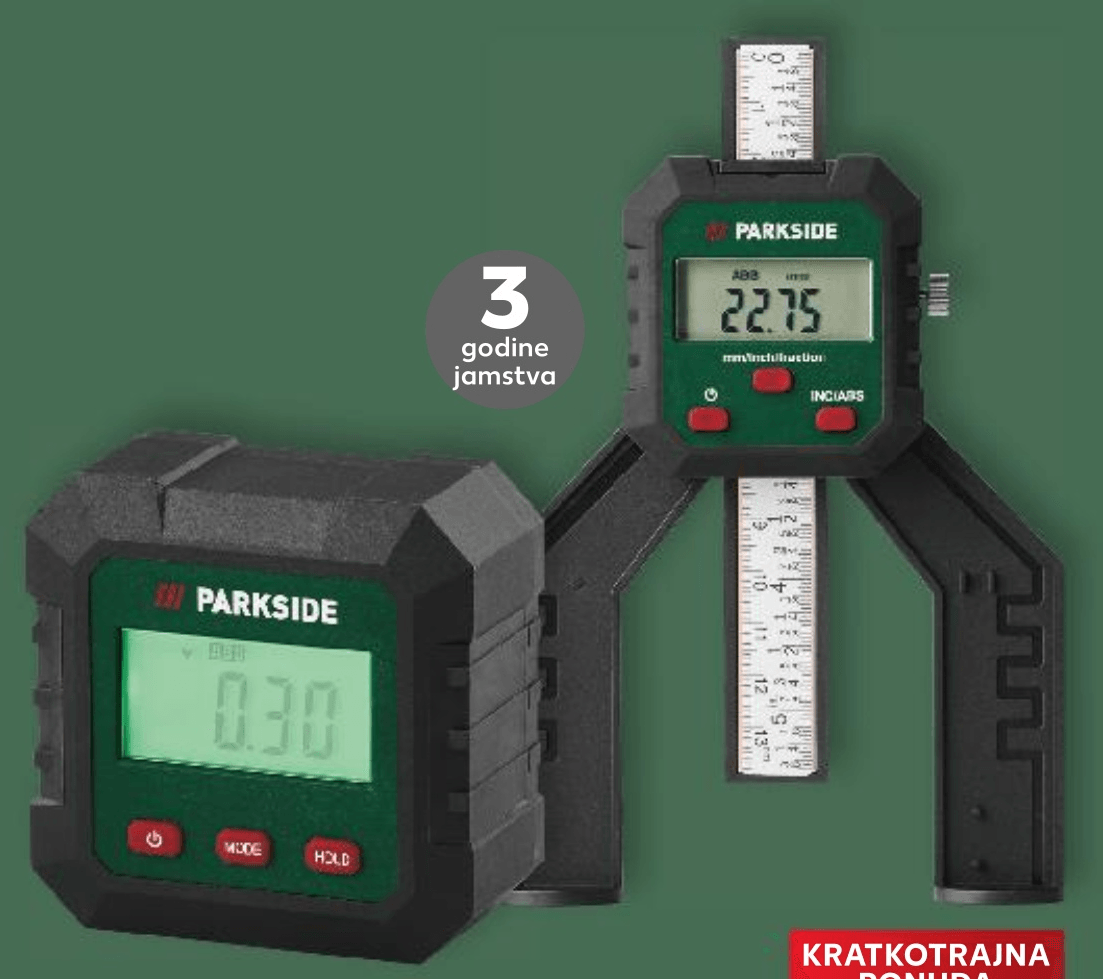 PARKSIDE® Digitalni dubinomjer ili digitalni inklinometar pakiranje - Akcija u trgovini Kaufland