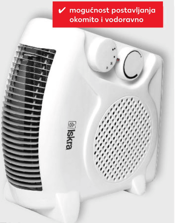 Iskra Ventilatorska grijalica Akcija u trgovini Kaufland