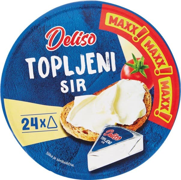 Deliso topljeni sir 420 g Akcija u trgovini Konzum